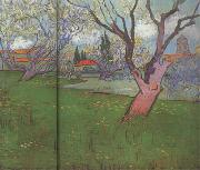 Vincent Van Gogh View of Arles with Trees in Blossom (nn04) Sweden oil painting reproduction